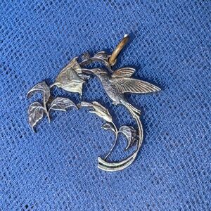 Hummingbird and blossom Pendant